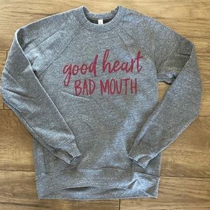 Soft gray sweatshirt small